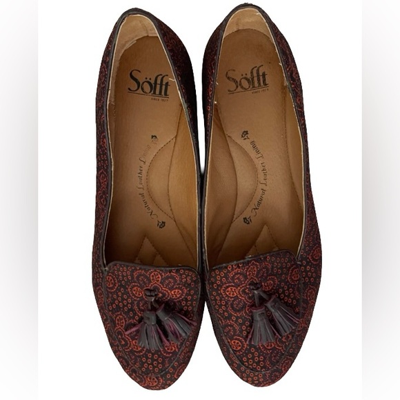 Sofft Floral Tassel Loafers - Picture 2 of 5